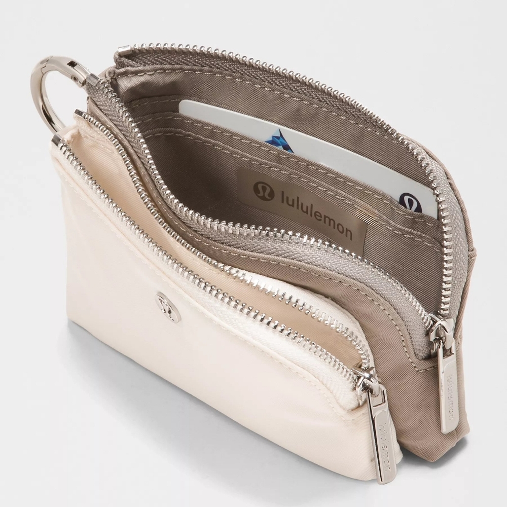 In Search Of- Lulu Double Zip Clippable Card Pouch